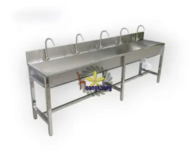 Máng Rửa Tay Inox 304 Kích Thước 2500*500*800/950mm