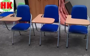 Ghế gấp liền bàn chân sắt