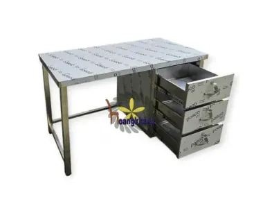 Bàn Làm Việc INOX 304 Kích Thước 1200 *600 * 750mm