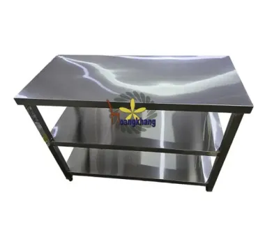Bàn Inox 304 3 Tầng Kích Thước 1000 *700 * 800mm