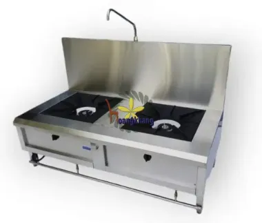 Bếp Hầm 2 Họng Inox 304