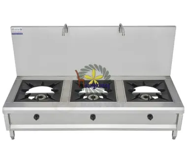  Bếp Hầm 3 Họng Inox 201