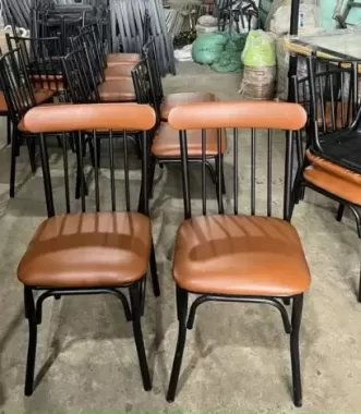 Ghế song nệm quán nhậu,ghế dựa sắt quán ăn, nhà hàng