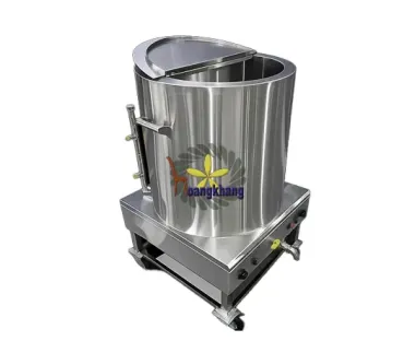 Nồi Nấu Cháo 150 Lít Điện Liền Inox 304 Có Bánh Xe
