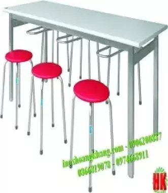Bàn ghế ăn công nghiệp