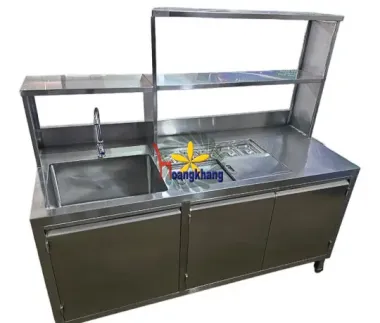 Quầy pha chế Inox 304 Kích Thước 1600*700*800/1600