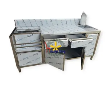  Chậu Rửa Inox Công Nghiệp 2 Hộc