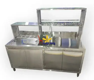 Quầy Pha Chế Inox 304 1m70