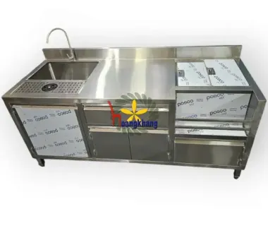 Quầy Pha Chế Inox 304 2m50