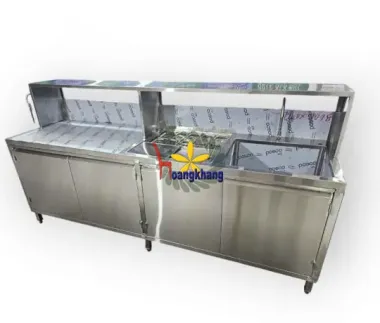 Quầy Pha Chế Inox 304 Dài 2M40