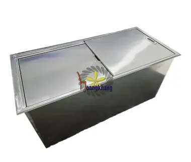 Thùng Đá Inox 201 Có Chân Kích Thước 600*400 *800