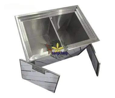 Thùng Đá Inox Kèm Khay Topping