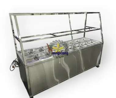 Tủ Hâm Nóng Thức Ăn 16 Khay Inox 304