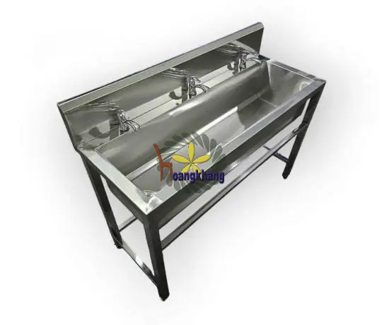 Máng Rửa Tay Inox 304 Kích Thước 1200*500*800/950mm