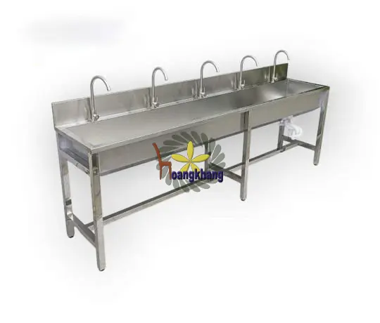 Máng Rửa Tay Inox 304 Kích Thước 2500*500*800/950mm