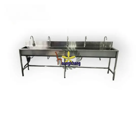 Máng Rửa Tay Inox 304 Kích Thước 3000*500*800/950mm
