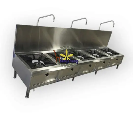 Bếp Hầm 5 Họng Inox 304