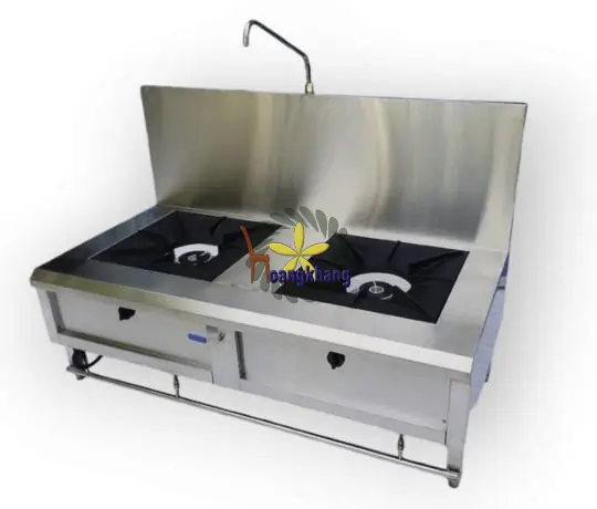Bếp Hầm 2 Họng Inox 304