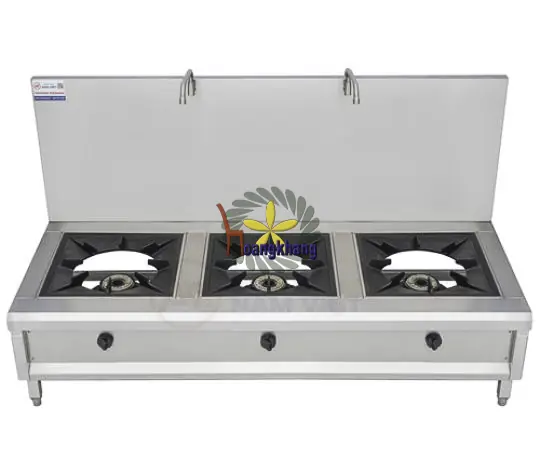  Bếp Hầm 3 Họng Inox 201