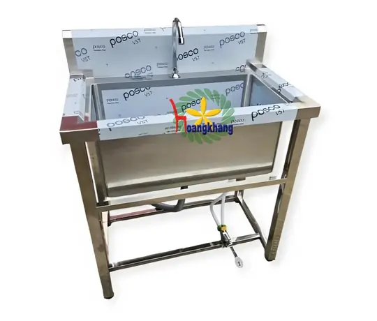 Chậu Rửa Đạp Chân Inox 304