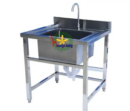 Chậu Rửa Inox Công Nghiệp 1 Hộc