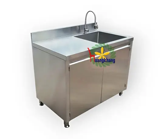Tủ Inox Kèm Chậu Rửa