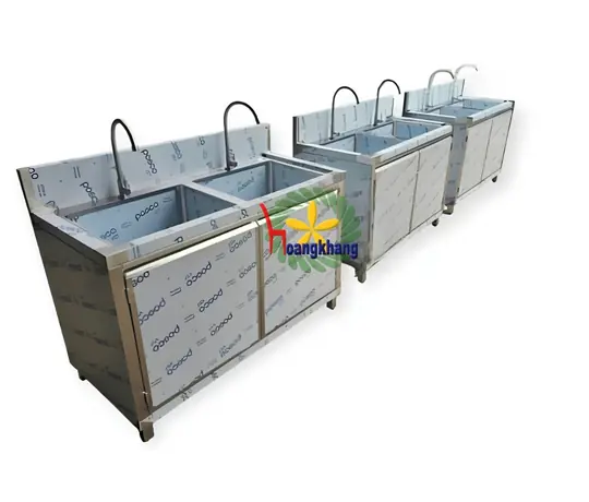  Tủ Inox 2 Chậu Rửa