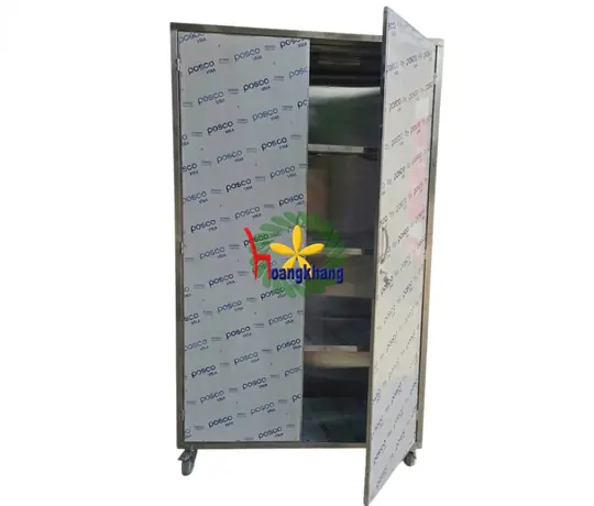 Tủ Inox Lưu Trữ Có Bánh Xe
