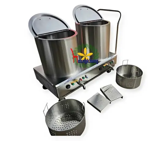 Nồi Đôi Nấu Điện 80 Lít Và 60 Lít