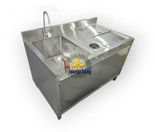 Quầy Pha Chế Inox 304 1m20