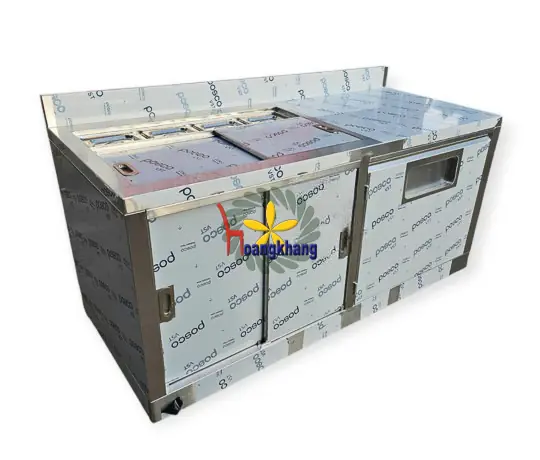 Quầy pha chế Inox 304 Kích Thước 1600*700*800/900mm