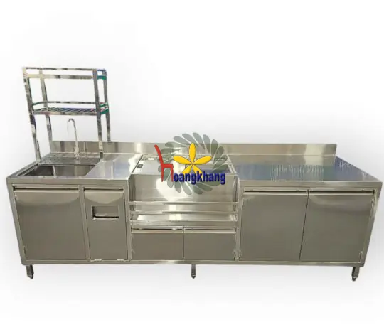 Quầy Pha Chế Inox 304 2m50