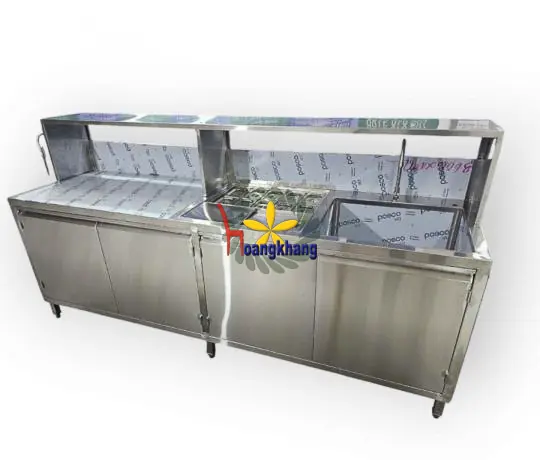 Quầy Pha Chế Inox 304 Dài 2M40