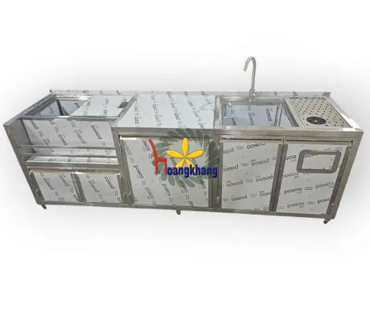 Quầy Pha Chế Inox Theo Yêu Cầu 2m31