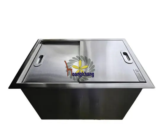 Thùng Đá Inox 201 Âm Quầy Kích Thước 600*400*400mm