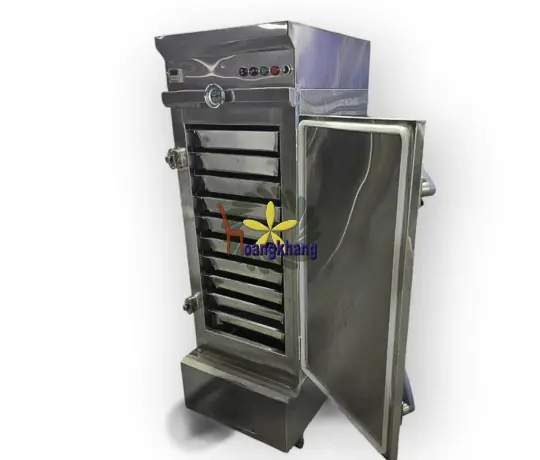 Tủ Hấp Cơm 50kg Điện Inox 304