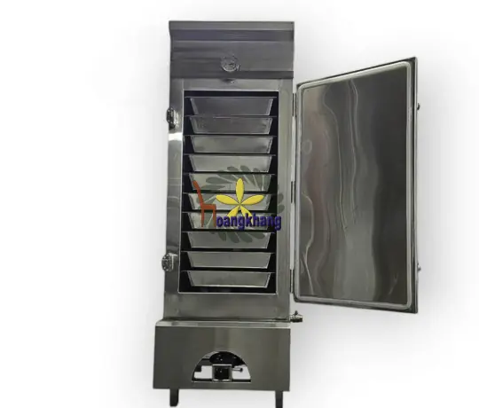 Tủ Hấp Cơm 50kg Gas Inox 304