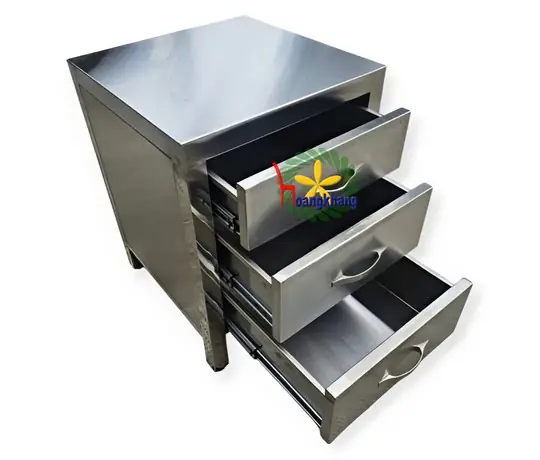 Tủ Inox 3 Hộc Kéo
