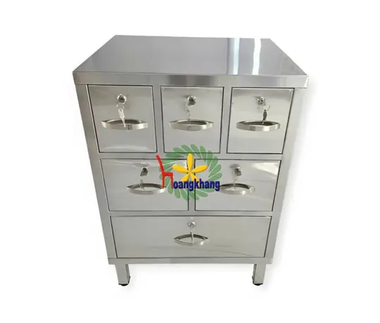 Tủ Inox 6 Học Kéo
